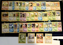 Pokemon Card WoTC 140+ Card Vintage Collection Lot Fossil Base Set 1 & 2 Jungle - Image 2