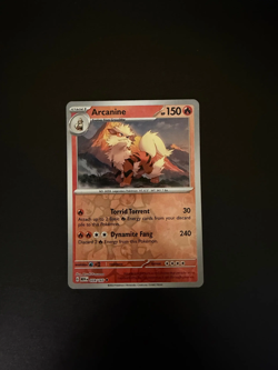 Pokemon TCG Arcanine 059 165 Scarlet & Violet Holo Card - Image 1