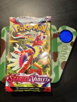 22.6g Heavy Pokemon TCG: SCARLET and VIOLET Base Booster Pack New Miraidon Art - Image 1
