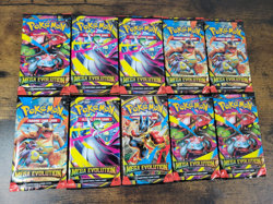 10x Mega Evolution Booster Packs, Includes Miscuts, Factory Sealed Pokemon - Image 1
