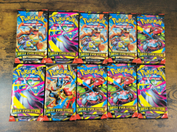 10x Mega Evolution Booster Packs, Includes Miscuts, Factory Sealed Pokemon - Image 2