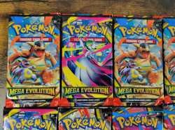 10x Mega Evolution Booster Packs, Includes Miscuts, Factory Sealed Pokemon - Image 3