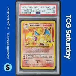2021 POKEMON SWSH CELEBRATIONS CLASSIC COLLECTION #4/102 CHARIZARD PSA 10 - Image 1