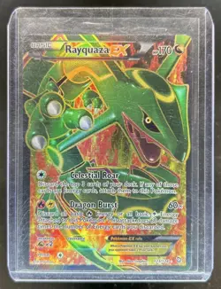 2012 Pokemon Black & White Dragons Exalted Rayquaza Full Art #123 - Image 1