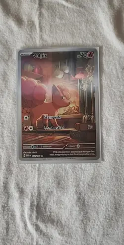 Pokemon TCG Vulpix 138/132 Illustration ME01 Mega Evolution NM/M Condition - Image 1