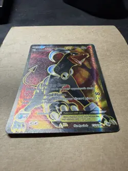 Pokemon Houndoom EX 170 HP Full Art Ultra Rare Holo 153/162 Breakthrough Eng - Image 2