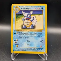 Wartortle - 1st Edition - 42/102 Base Set Shadowless - LP - Pokemon TCG Vintage - Image 1