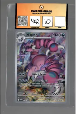 2026 POKEMON PERFECT ORDER 97/88 DRAPION ILLUSTRATION RARE SWS PRE-GRADE 10 T2 - Image 1