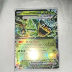 POKEMON TEAL MASK OGERPON EX 012/131 SV: PRISMATIC EVOLUTIONS HOLO 210HP - Image 1
