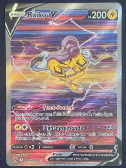 Raikou V GG41/GG70 Pokemon TCG Crown Zenith: Galarian Gallery Holo - Image 1