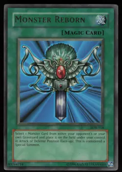 Monster Reborn LOB-118 Ultra Rare YU-GI-OH - Image 1