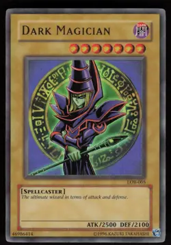 Dark Magician LOB-005 Unlimited Ultra Rare 2002 YU-GI-OH - Image 1