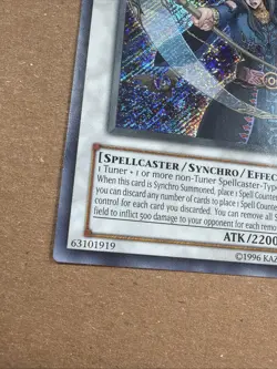 USA Seller Yugioh Tempest Magician CSOC-EN088 Secret Rare VLP/NM - Image 2
