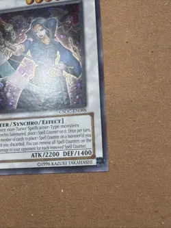 USA Seller Yugioh Tempest Magician CSOC-EN088 Secret Rare VLP/NM - Image 3