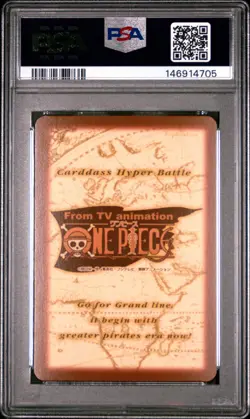 2001 ONE PIECE CARDDASS HYPER BATTLE GRAND BOX DX #C533 STRAW HAT CREW PSA 9 - Image 2