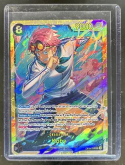 2025 One Piece A Fist of Divine Speed Koby Secret Rare #OP11-119 - Image 1
