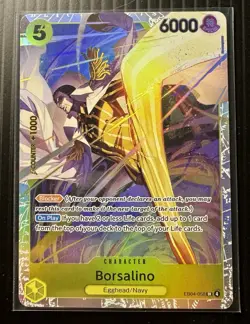 One Piece TCG English EB04-058 Borsalino SR Foil Near Mint - Image 2