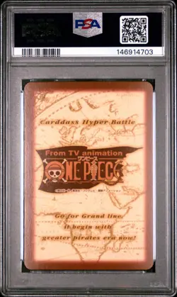 2001 ONE PIECE CARDDASS HYPER BATTLE GRAND LINE COMPILATION 1 #C411 VIVI PSA 9 - Image 2