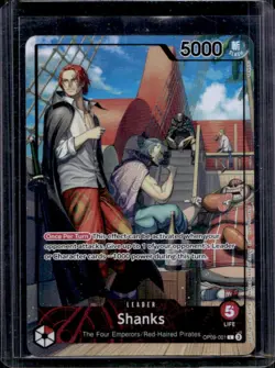 2024 One Piece Emperors in the New World Shanks Leader #OP09-001 - Image 1