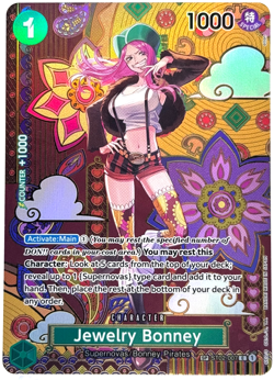 One Piece Jewelry Bonney Two Legends ST02-007 English Character SP - Image 1