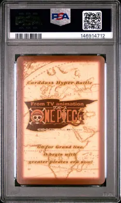 2001 ONE PIECE CARDDASS HYPER BATTLE GRAND BOX DX #C521 ZORO PSA 9 - Image 2