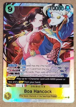 Boa Hancock Op14-112 Azure Seas Seven One Piece TCG SR Mint Condition - Image 1