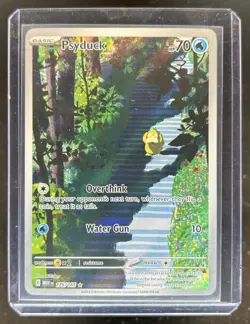2023 Pokemon SV 151 Psyduck Illustration Rare #175/165 - Image 1