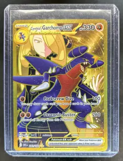 2025 Pokemon Destined Rivals Cynthia's Garchomp ex #241/182 - Image 1