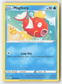 Magikarp 039/192 Common Rebel Clash Pokemon Near Mint - Image 1