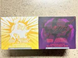 Pokemon Center ETB’s Lot of 2 - Brilliant Stars + Astral Radiance New & Sealed - Image 1
