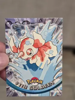 2000 Topps Pokemon TV Animation Edition Series 3 Non Holo #118 Goldeen - Image 1