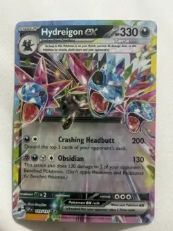 Pokemon TCG Hydreigon EX 119/191 Surging Sparks Double Rare NM Card - Image 1