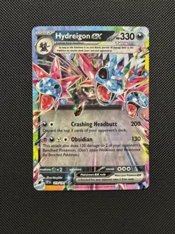Pokemon TCG Hydreigon ex 119/191 Sv08: Surging Sparks Double Rare Near Mint - Image 1