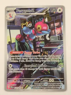 Pokemon TCG Porygon-Z 214/182 Paradox Rift NM/M Condition - Image 1
