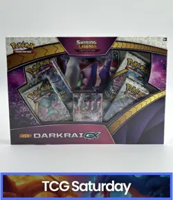 2017 POKEMON SHINING LEGENDS SHINY DARKRAI GX COLLECTION SEALED - Image 1