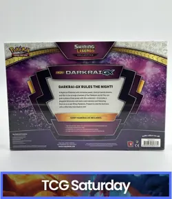2017 POKEMON SHINING LEGENDS SHINY DARKRAI GX COLLECTION SEALED - Image 2