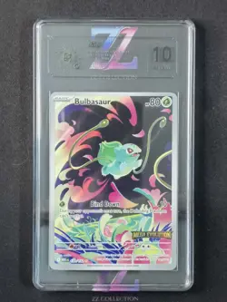 2025 Pokemon TCG ENG Bulbasaur 133/132 AR Mega Evolution #2 LCC 10 -LCC - Image 1