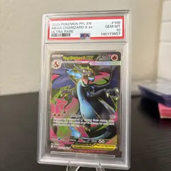 2025 POKEMON PFL EN PHANTASMAL FLAMES #109 MEGA CHARIZARD X EX ULTRA RARE PSA 10 - Image 4