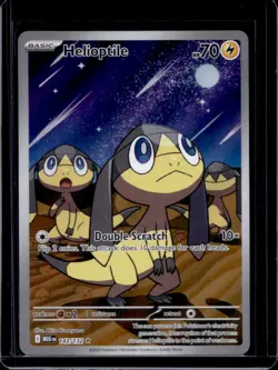 2025 Pokemon Mega Evolution Helioptile Illustration Rare #143/132 - Image 1