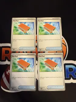 4x Pal Pad 182/198 x4 - Scarlet & Violet - Pokemon TCG - Playset - Image 1