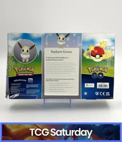 2022 POKEMON SWORD & SHIELD POKEMON GO PREMIUM COLLECTION RADIANT EEVEE SEALED - Image 2