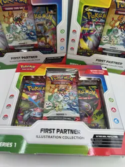 Lot of 3 - Pokemon TCG First Partner Illustration Collection Series 1 - SEALED - Image 2