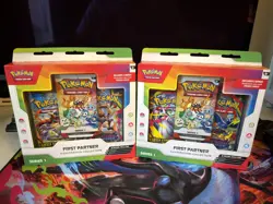 Pokemon TCG: First Partner Illustration Collection Box Series 1 (Lot of 2) - Image 1
