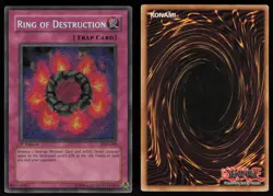 Ring of Destruction PGD-000 1st Edition Secret Rare YU-GI-OH - Image 3