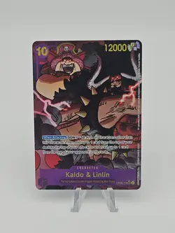 ONE PIECE TWO LEGENDS Kaido and Linlin OP08-119 SEC Parallel Alternate Art NM - Image 1