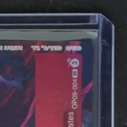 2025 ONE PIECE 2ND ANNIVERSARY SET #OP09-004 SHANKS SUPER RARE - Image 5