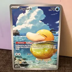 Pokemon TCG Psyduck 226/217 Me: Ascended Heroes Holo Illustration Rare MINT - Image 1