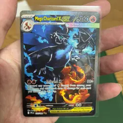 Pokemon Mega Charizard X EX 125/094 Phantasmal Flames Holo SIR Near Mint - Image 4