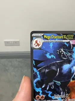 Pokemon TGC Phantasmal Flames 125/094 Mega Charizard X Ex MINT Fast Shipping - Image 2