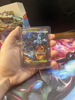 Mega Charizard X EX 125/094 pulled Phantasmal Flames cSIR Pokemon Card. MINT - Image 1